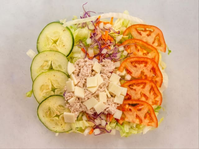 Tuna & Cheese Salad.