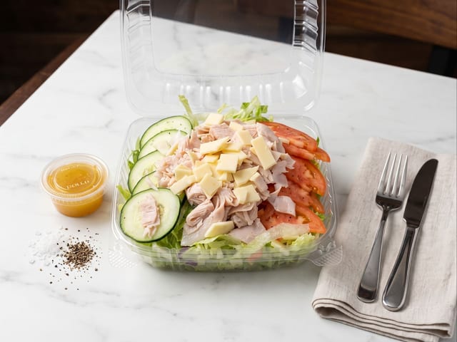 Turkey & Cheese Salad.